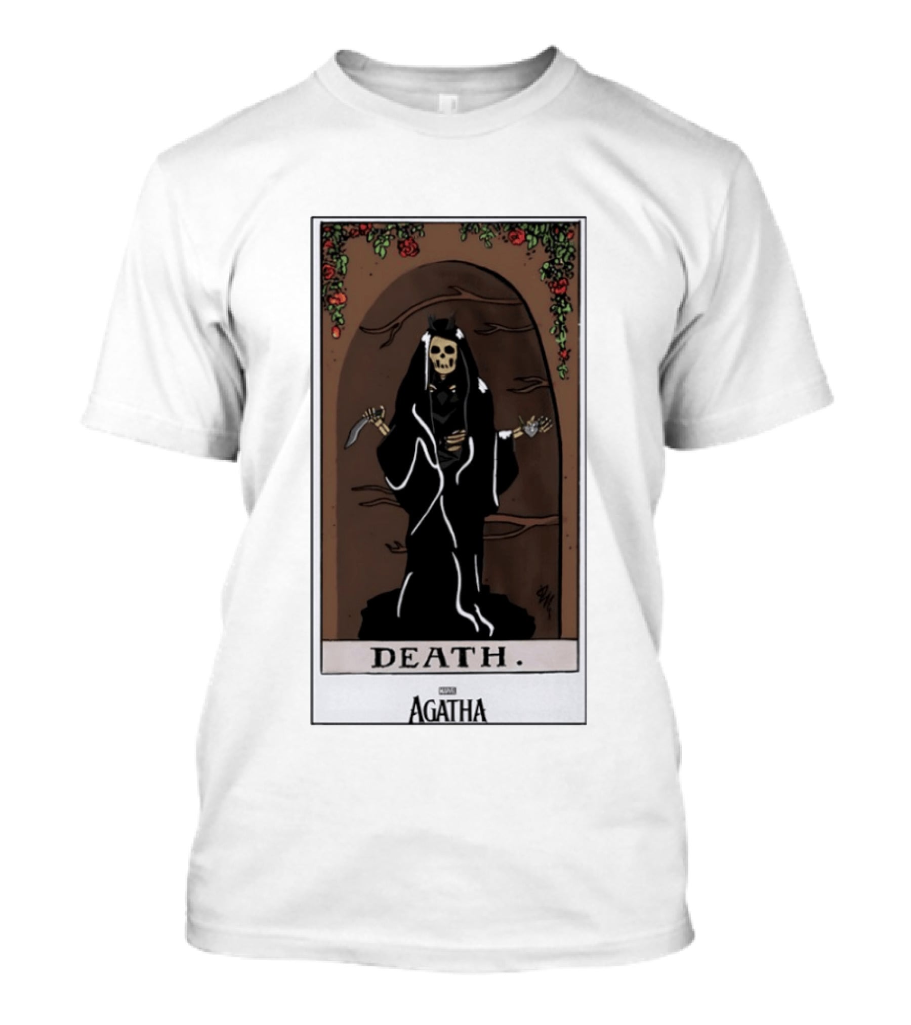 Death Tarot Card Marvel Agatha All Along T-Shirt