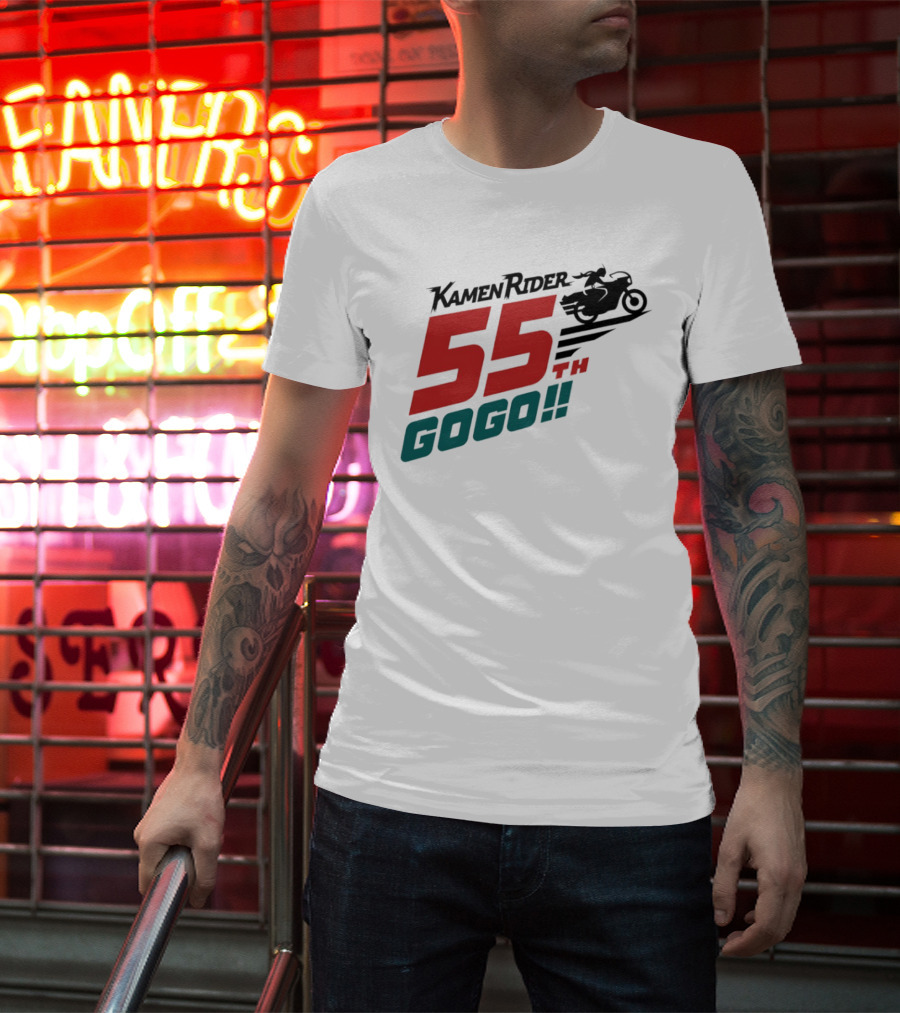 Kamen Rider 55th Anniversary Gogo Biker Celebration T-Shirt