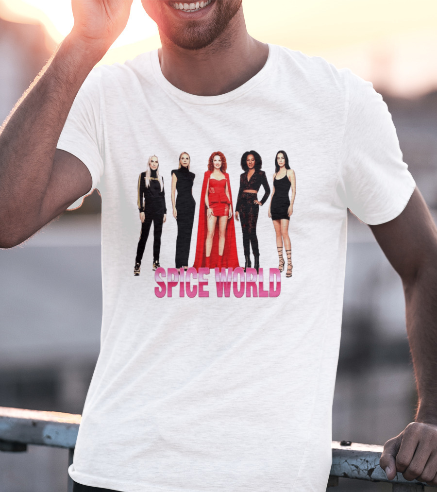 Spice World 90s Girls Music Fashion T-Shirt