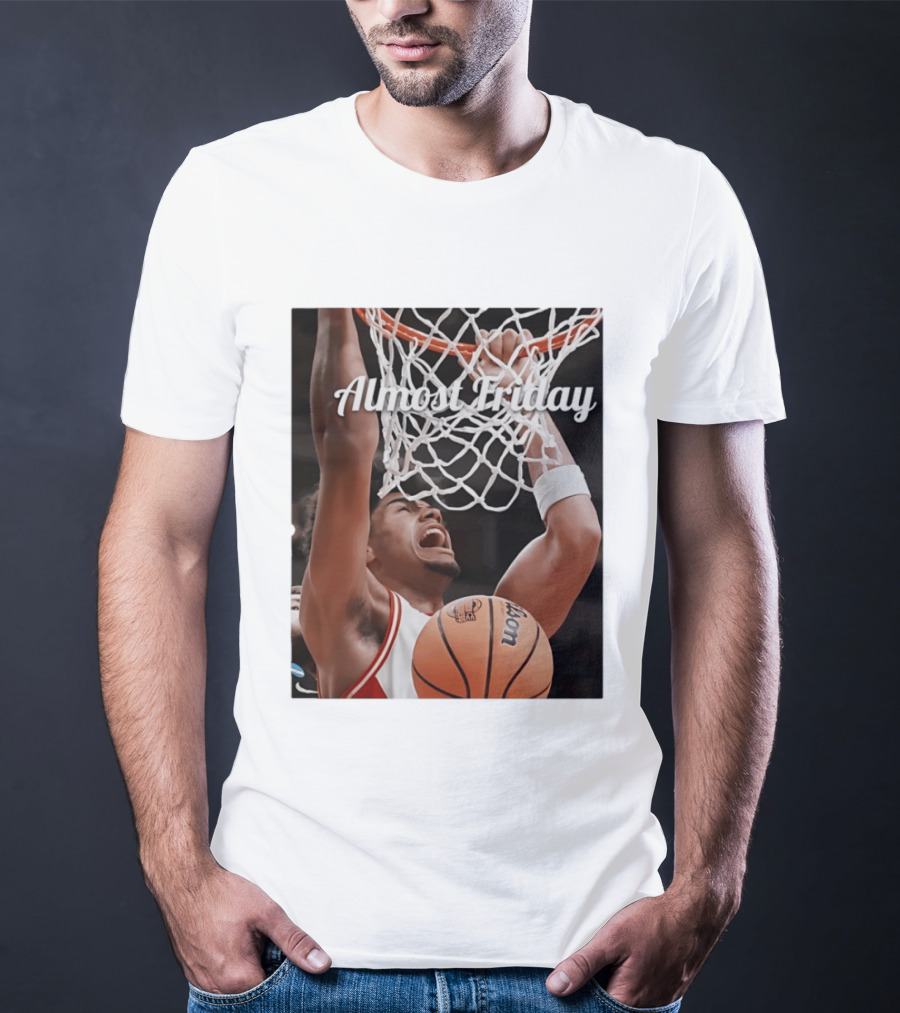 Koa Peat Arizona Wildcats Basketball Almost Friday Dunk T-Shirt