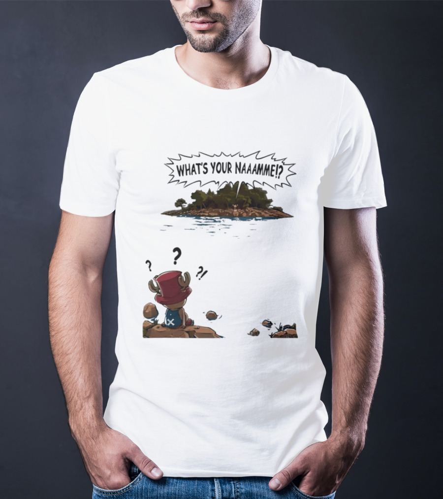 Tony Tony Chopper What's Your Name Island Question Marks T-Shirt