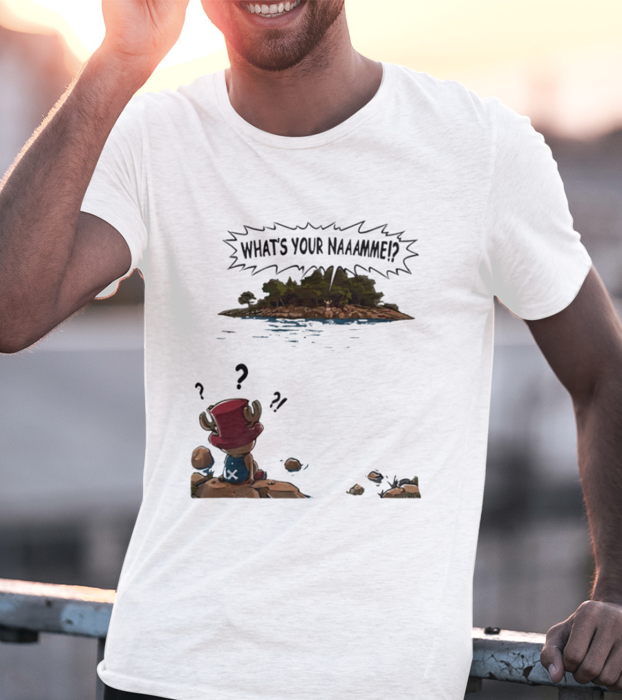 Tony Tony Chopper What's Your Name Island Question Marks T-Shirt