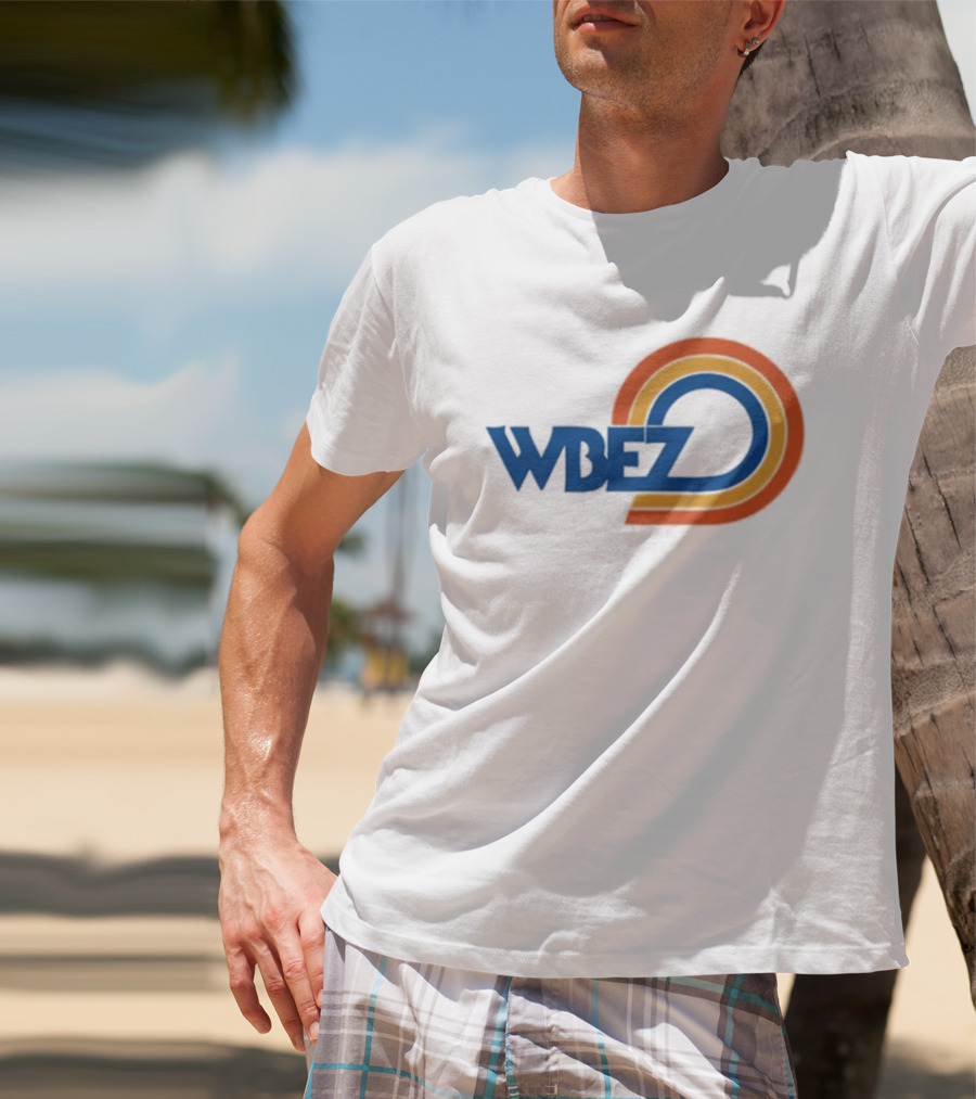 WBEZ Retro Bold Multicolor Circular T-Shirt