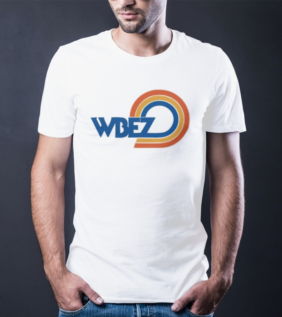 WBEZ Retro Bold Multicolor Circular T-Shirt