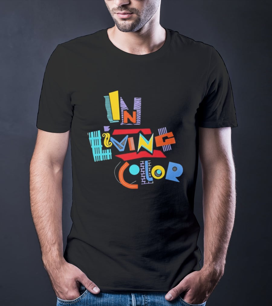 In Living Color 90s Retro Style Vivid T-Shirt