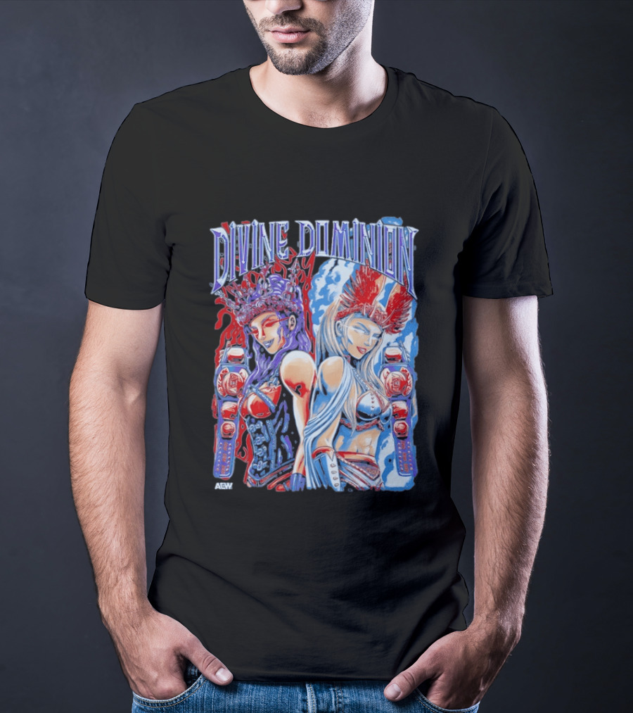 Divine Dominion AEW Megan Bayne Lena Kross Wrestling Champions T-Shirt