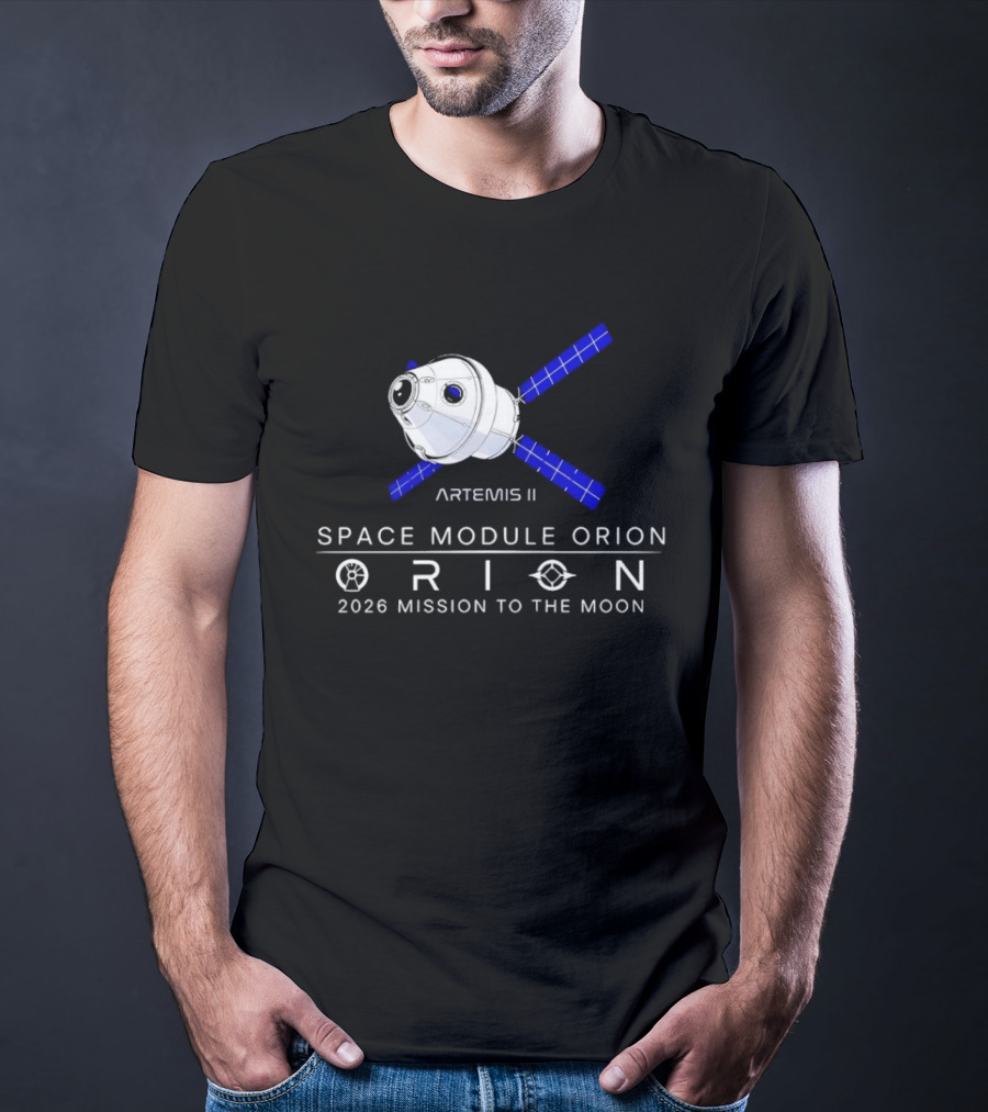 Artemis II Space Module Orion 2026 Mission To The Moon T-Shirt