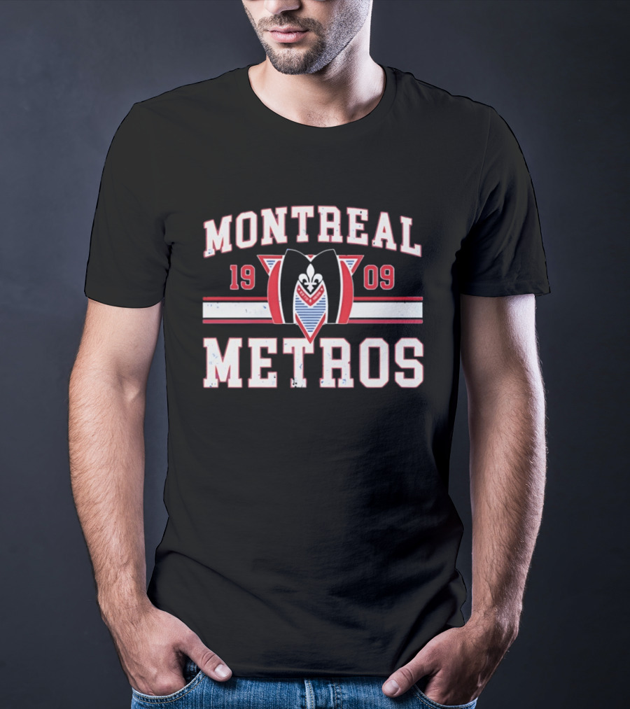 Montreal Metros 1909 Team Rivalry Hollander T-Shirt