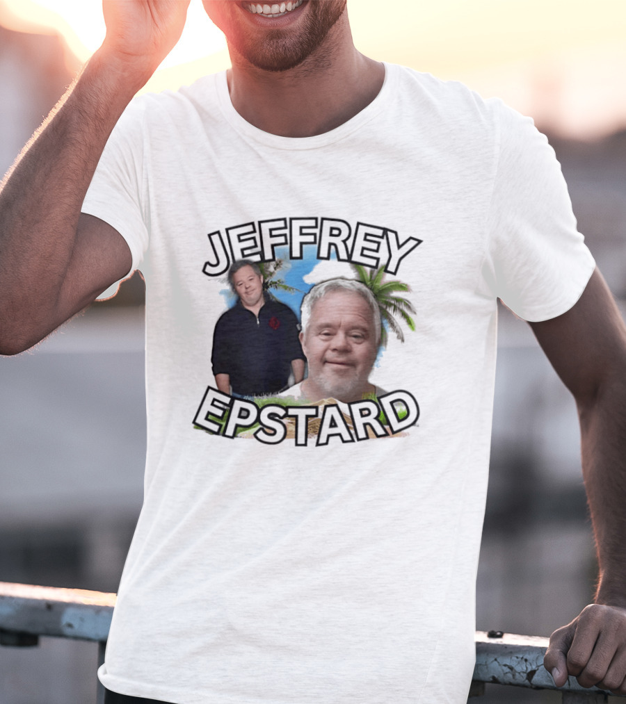 JEFFREY EPSTARD Palm Tree Tropical T-Shirt