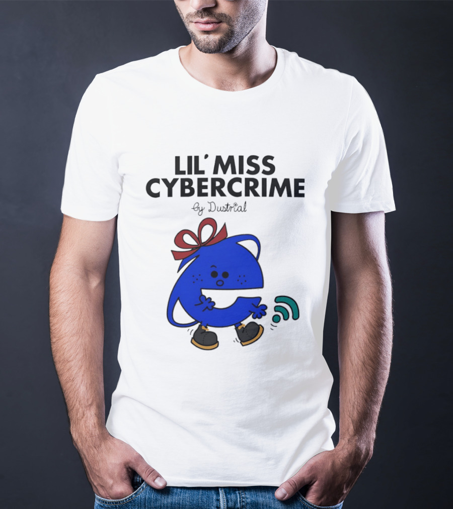 Lil' Miss Cybercrime By Dustrial Retro Style Mischievous T-Shirt