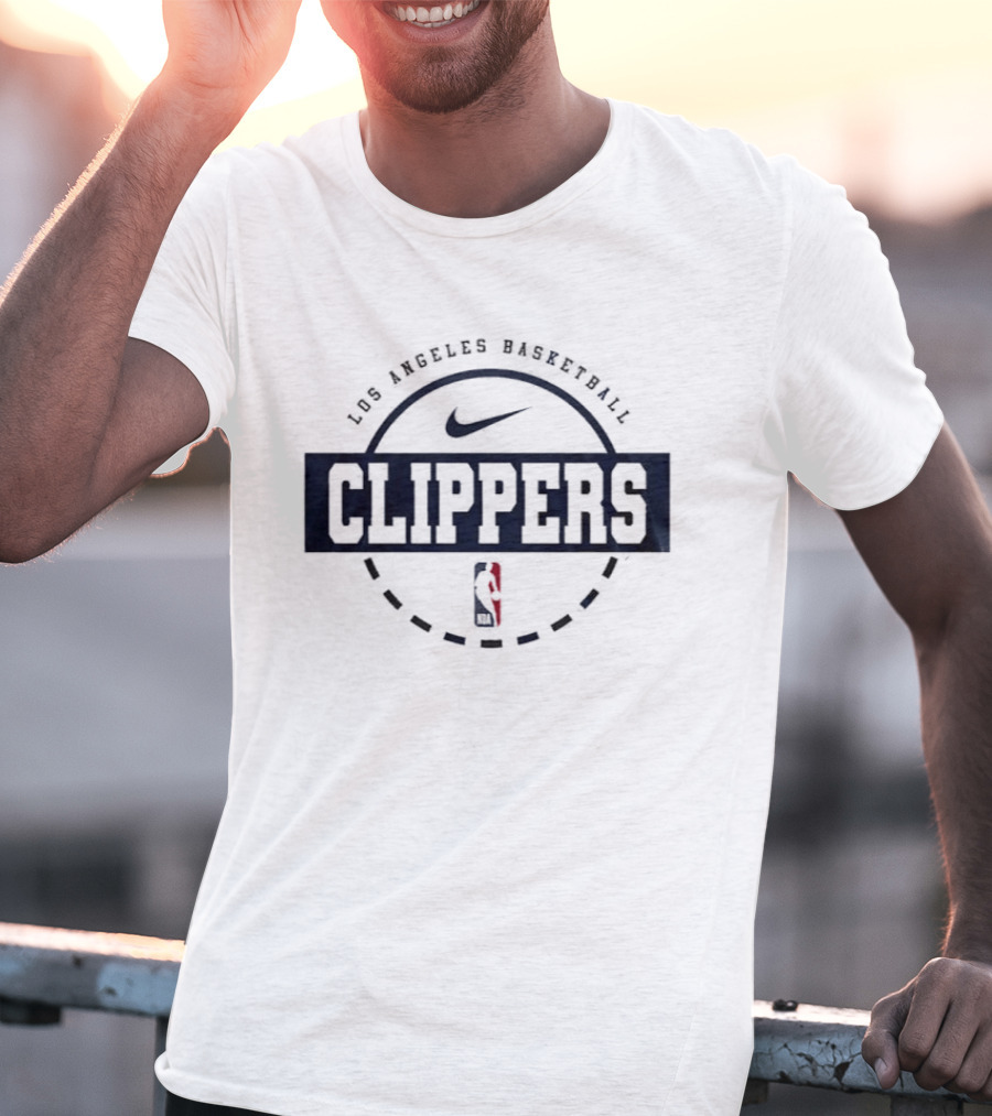 Los Angeles Clippers Snoopy Plays Basketball Forever Not Just When We Win Nike NBA T-Shirt