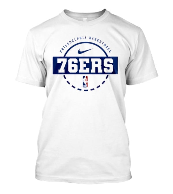 Philadelphia 76ers Snoopy Plays Basketball Forever Not Just When We Win Nike NBA 76ers T-Shirt