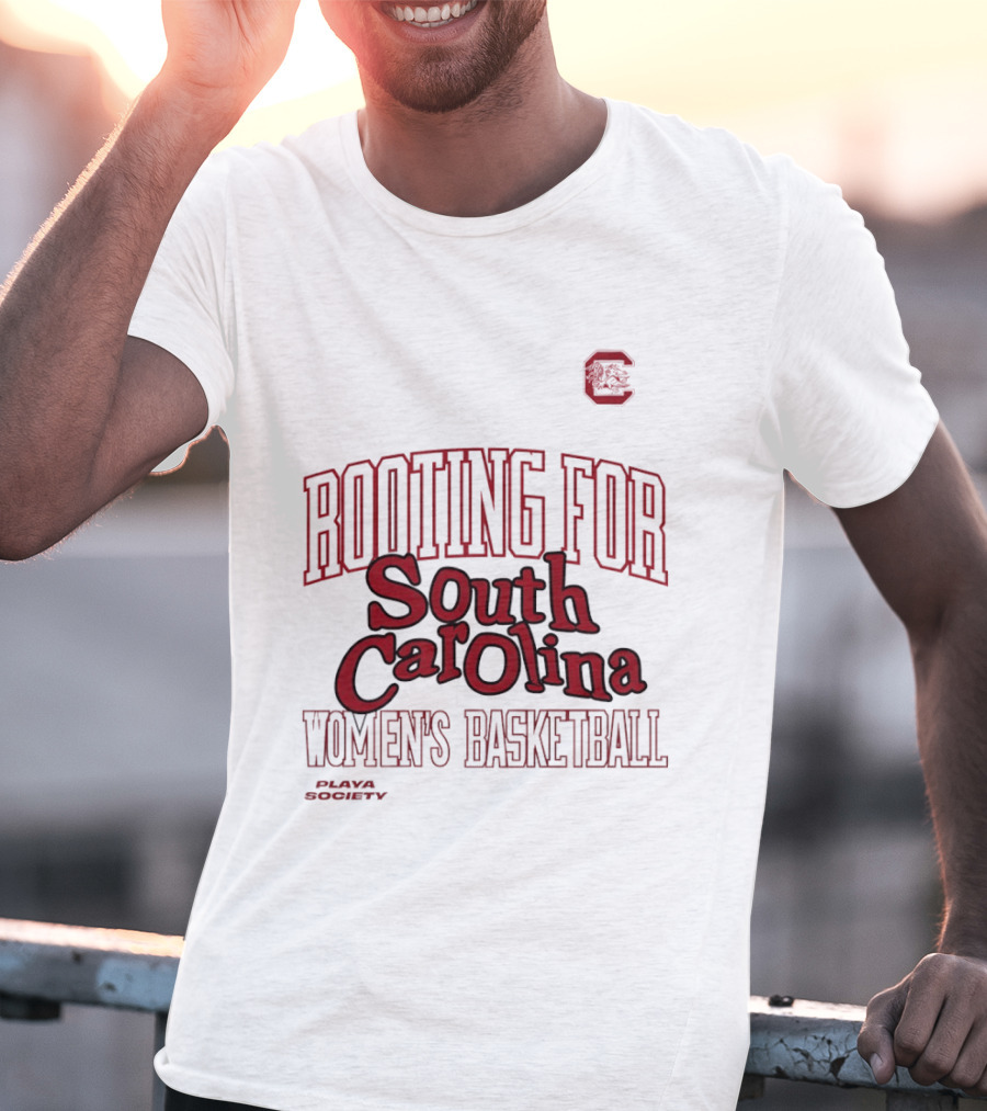 Rooting For South Carolina Women's Basketball Playa Society T-Shirt