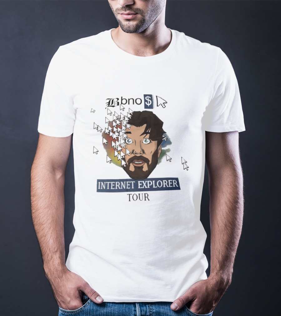 Bbno Internet Explorer Tour Cursor Face T-Shirt