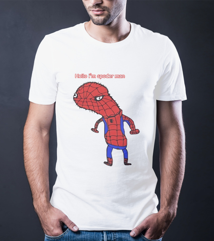 Hello I'm Spoderman Spiderman T-Shirt