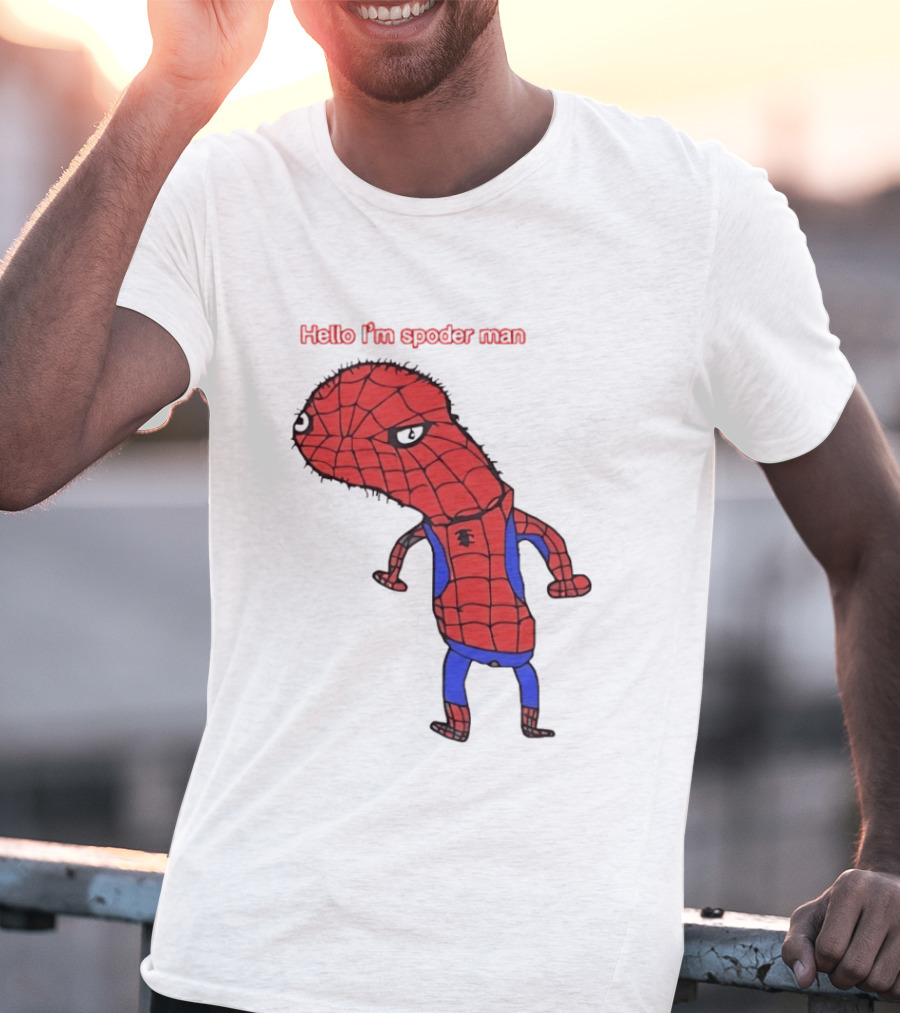 Hello I'm Spoderman Spiderman T-Shirt