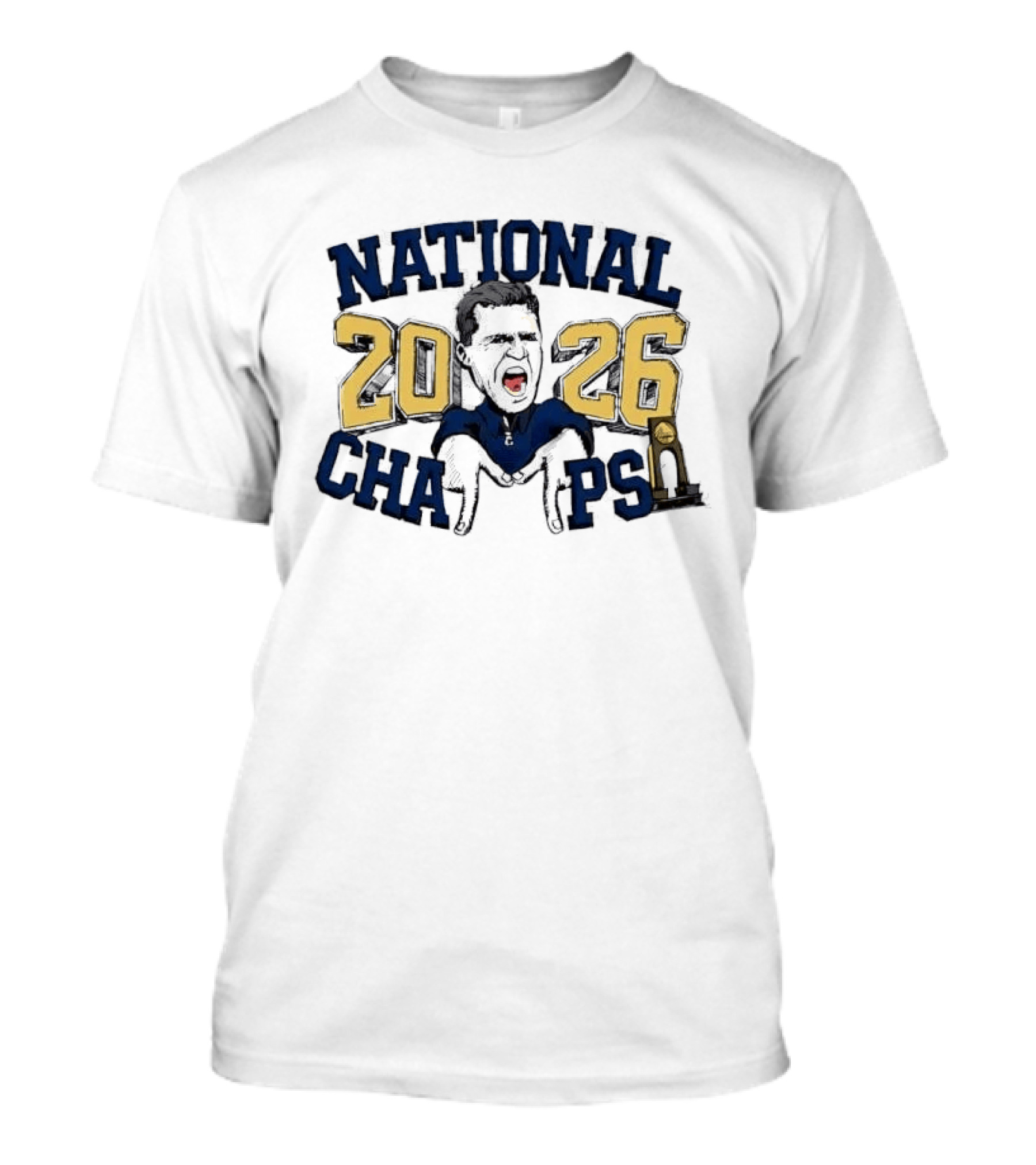 National Champs 2026 Basketball Coach Meme T-Shirt