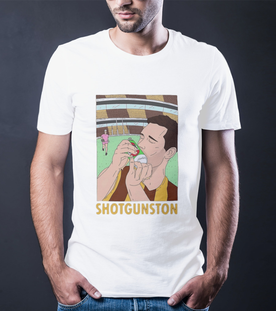 Jack Gunston Shotgunston Hawthorn Football Club Official Merchandise T-Shirt