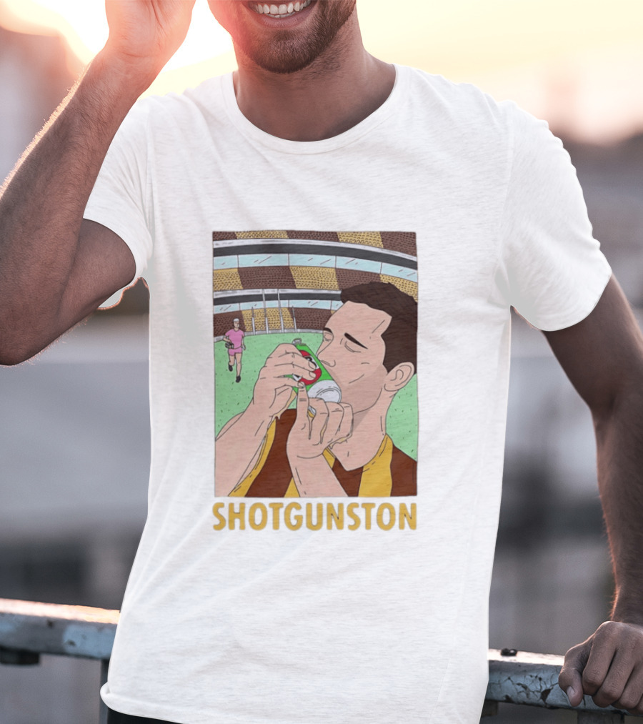Jack Gunston Shotgunston Hawthorn Football Club Official Merchandise T-Shirt