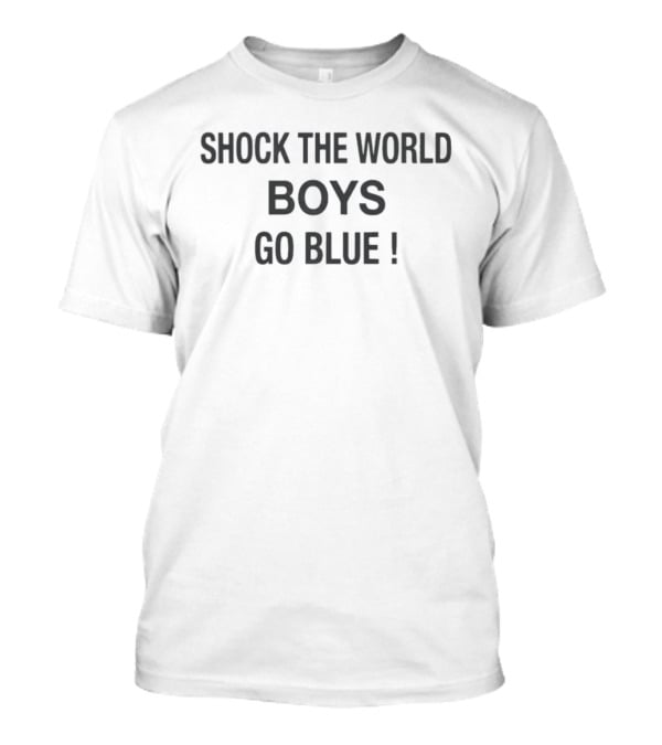 Shock The World Boys Go Blue Michigan Wolverines T-Shirt