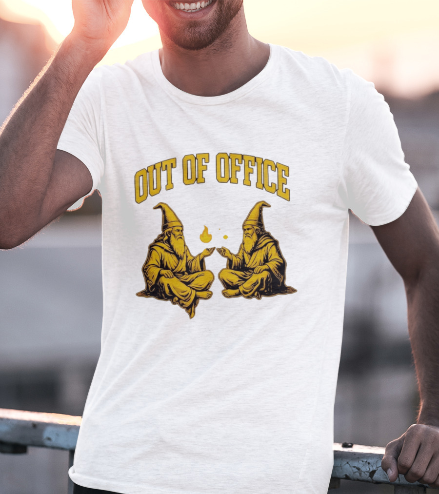 Out Of Office Wizards Magical Sorcery Wizardry Duo T-Shirt