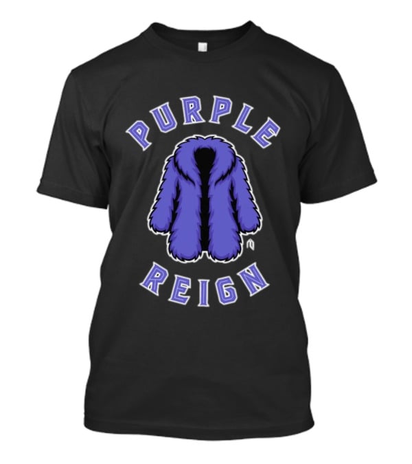Purple Reign Colorado Rockies Fur Coat T-Shirt