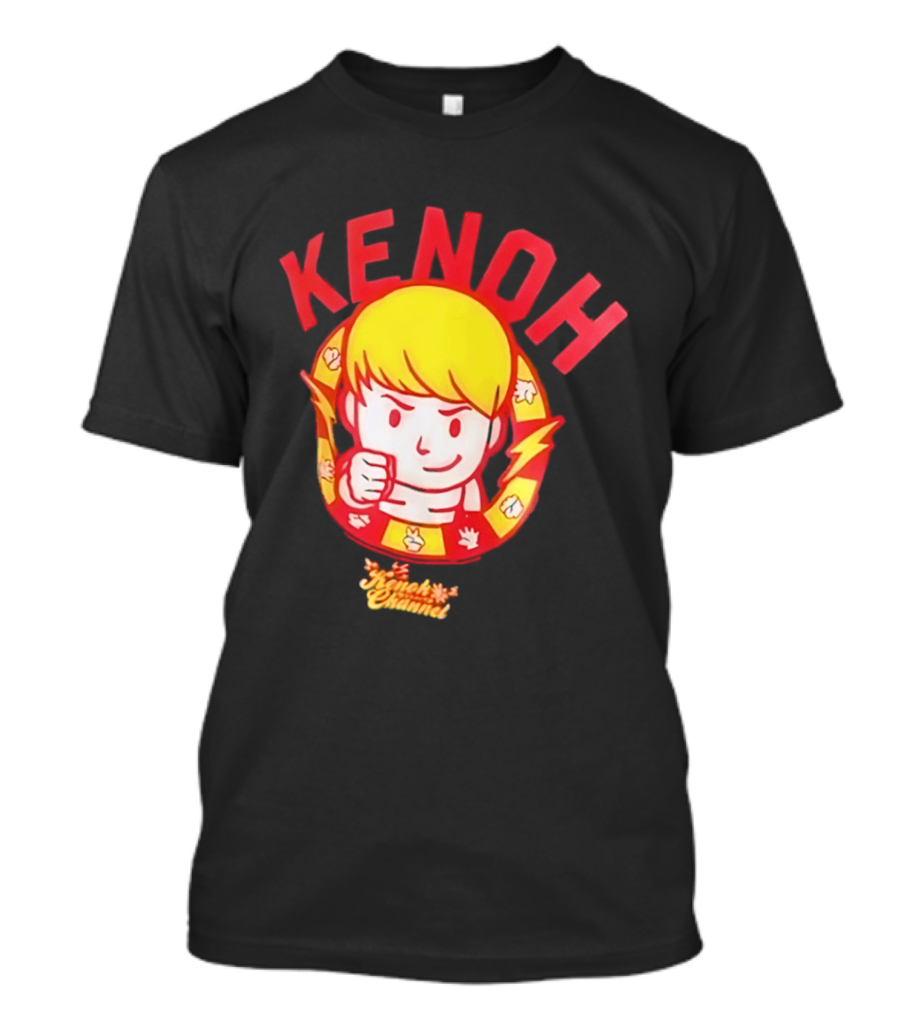 KENOH Chibi Boxer Punch Channel T-Shirt