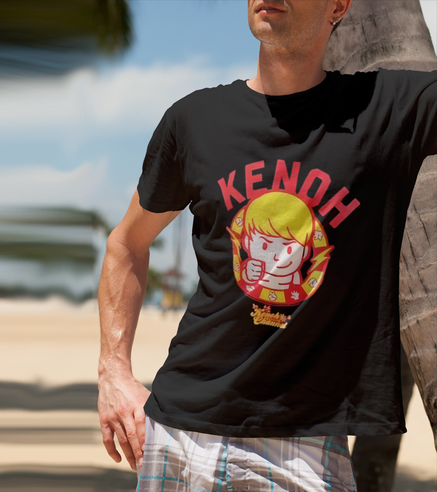 KENOH Chibi Boxer Punch Channel T-Shirt