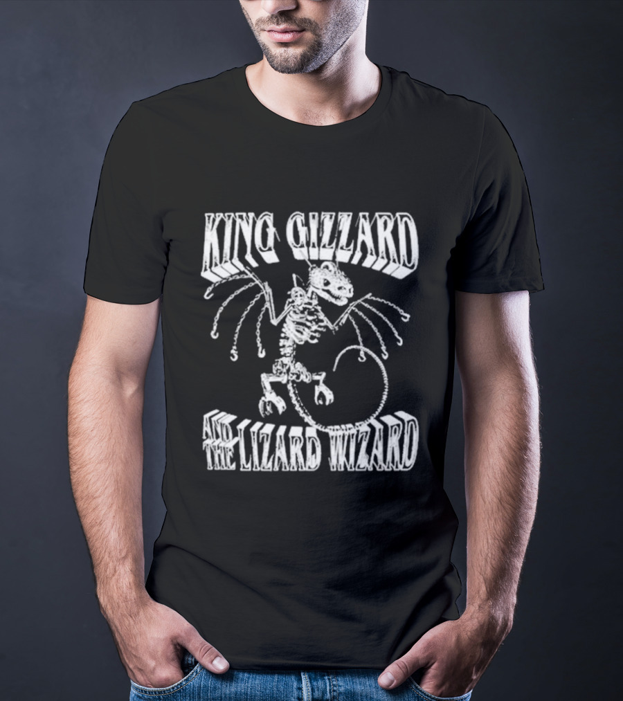 King Gizzard New Petro Dragon King Lizard Wizard T-Shirt