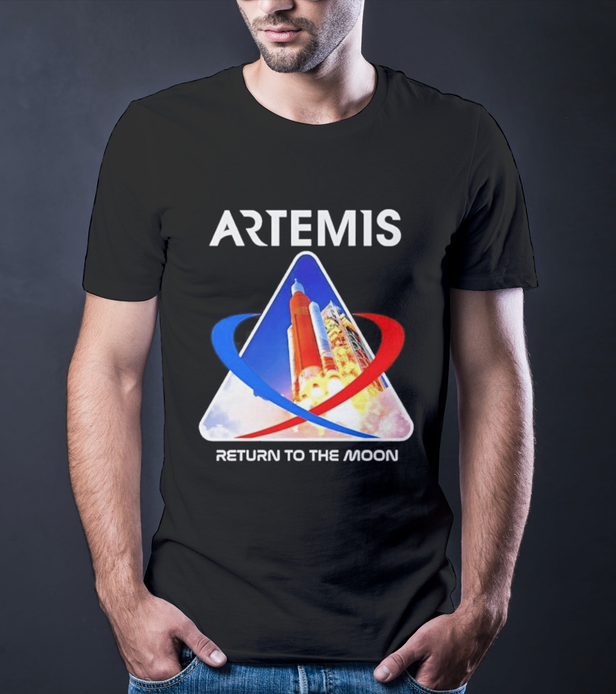 NASA Artemis Return To The Moon Enthusiast Launch Exploration T-Shirt