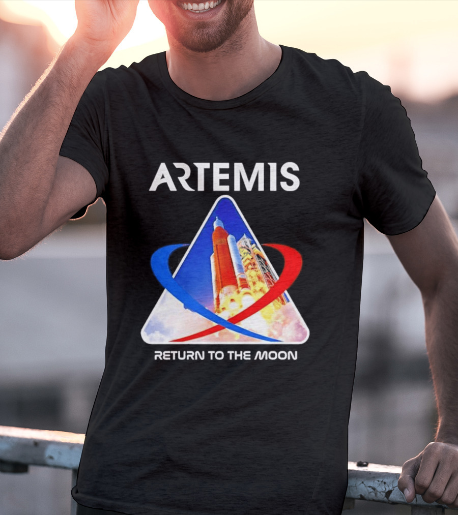 NASA Artemis Return To The Moon Enthusiast Launch Exploration T-Shirt