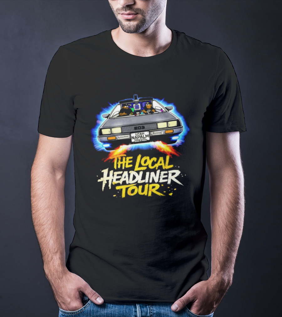The Local Headliner Tour 80s Iconic Car Adventure T-Shirt