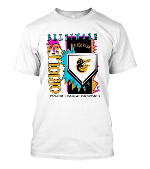 Baltimore Orioles Major League Baseball Cooperstown Neon Since 1954 T-Shirt