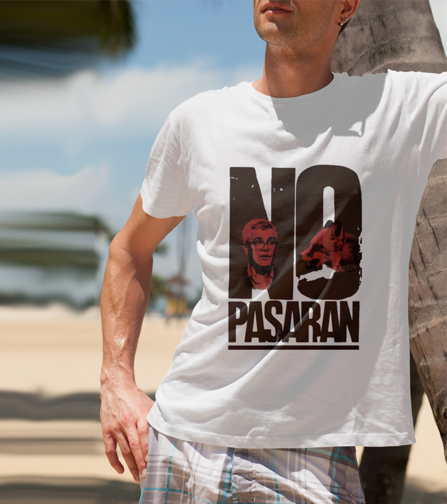 No Pasaran Wolf And Man T-Shirt