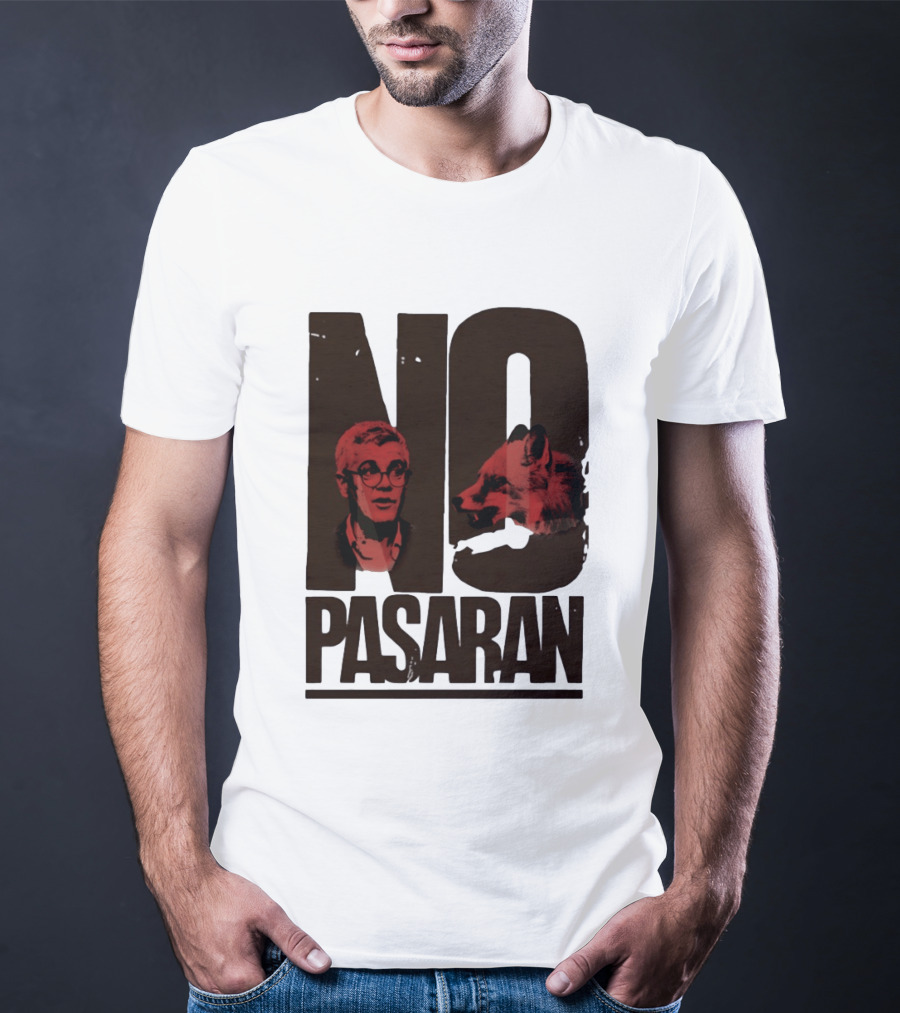 No Pasaran Wolf And Man T-Shirt