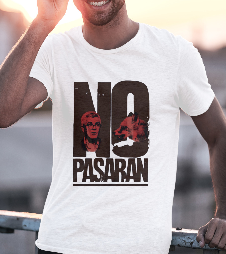 No Pasaran Wolf And Man T-Shirt