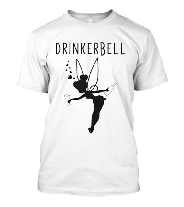 Drinkerbell Tinker Bell Whisky Beer Shadow Fairy T-Shirt