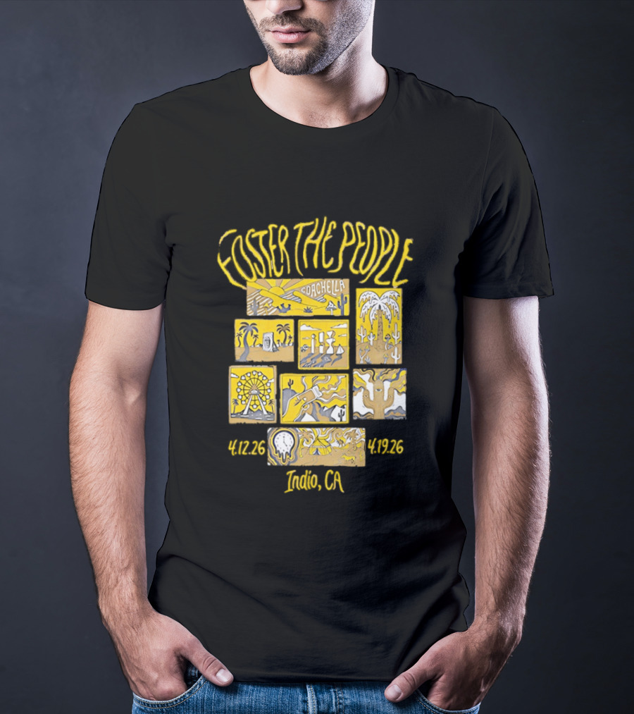 Foster The People Coachella 2026 Indio CA T-Shirt