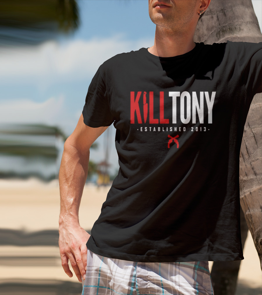 Kill Tony Established 2013 Knife Microphone T-Shirt