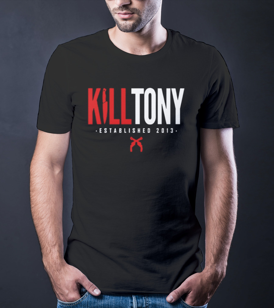 Kill Tony Established 2013 Knife Microphone T-Shirt