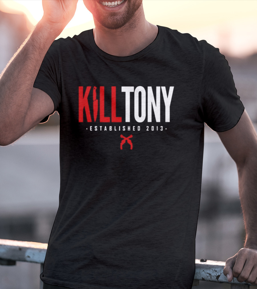 Kill Tony Established 2013 Knife Microphone T-Shirt