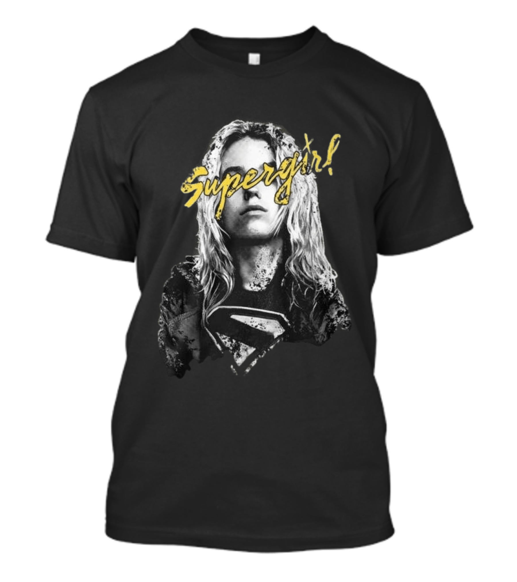 Supergirl Coachella Style Blonde Hero T-Shirt