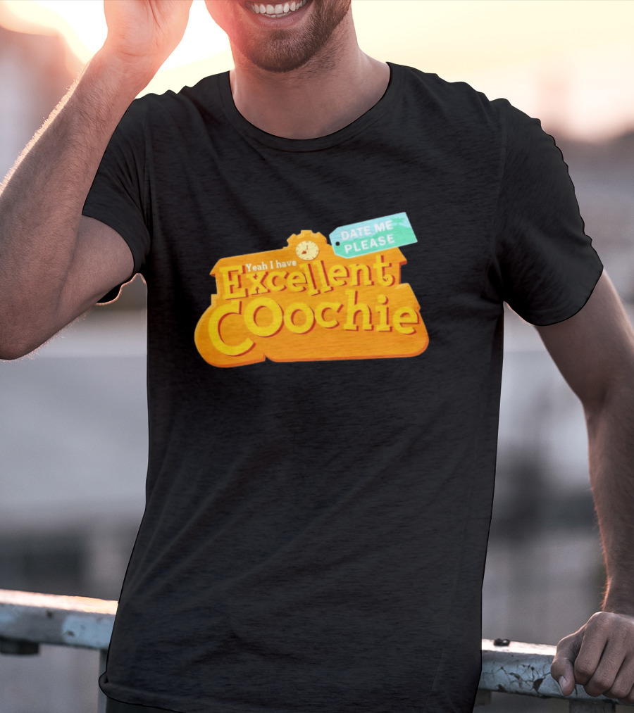 Yeah I Have Excellent Coochie Date Me Please Text With T-Shirt