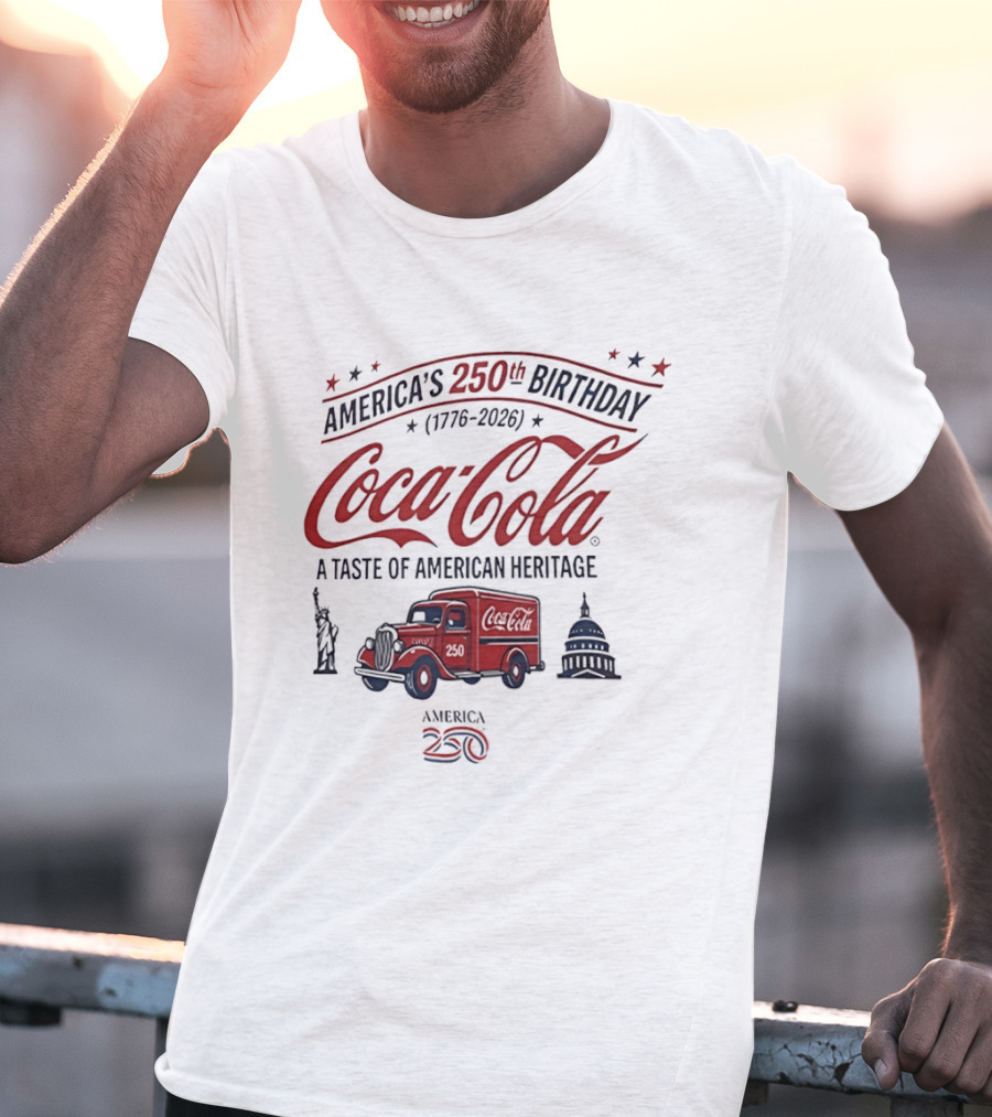 America's 250th Birthday Coca Cola 1776 2026 A Taste Of American Heritage T-Shirt