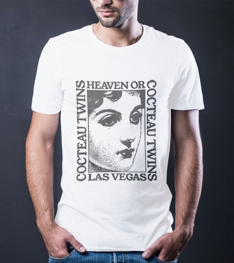 Cocteau Twins Heaven Or Las Vegas Album Cover Art Face T-Shirt