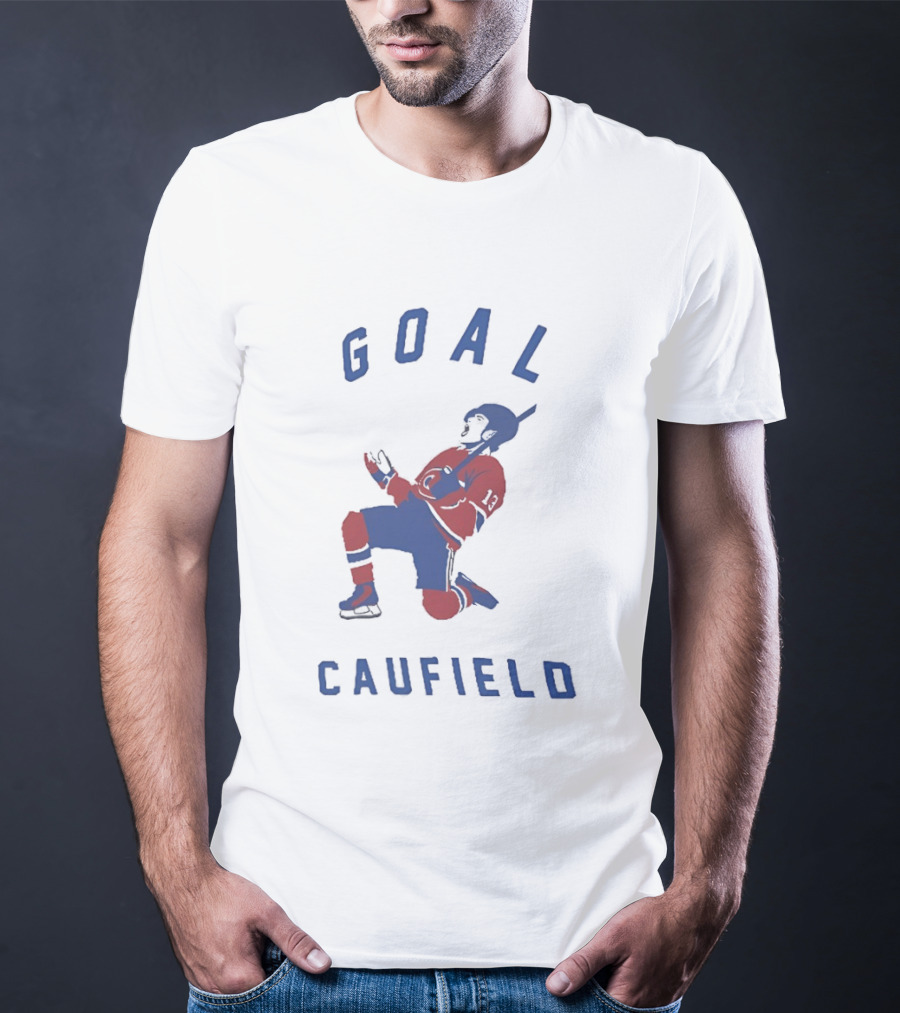 GOAL Caufield Montreal Canadiens Ice Hockey Celebration T-Shirt
