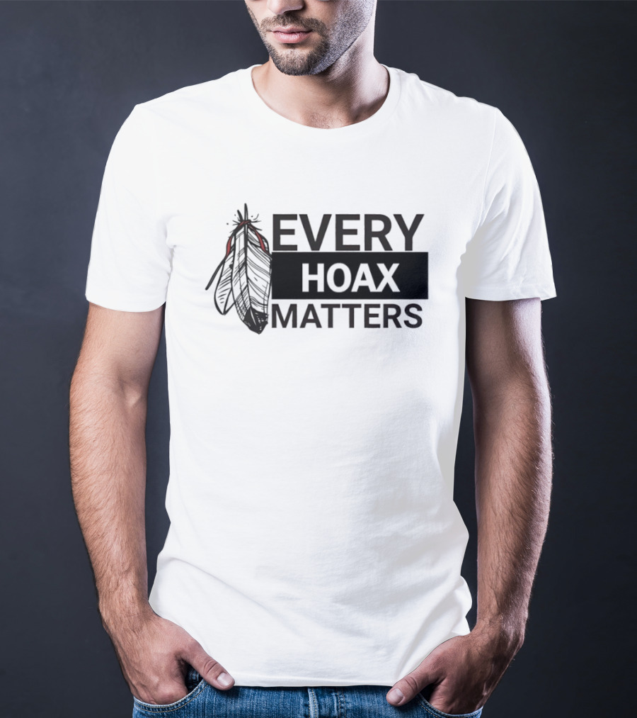 Every Hoax Matters Native American Feather T-Shirt