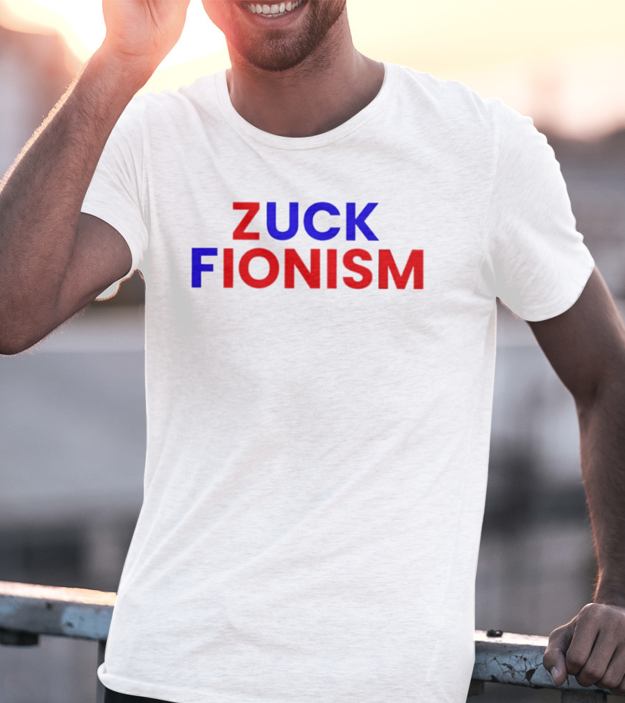 F*** Zuck Fionism Blue Red T-Shirt