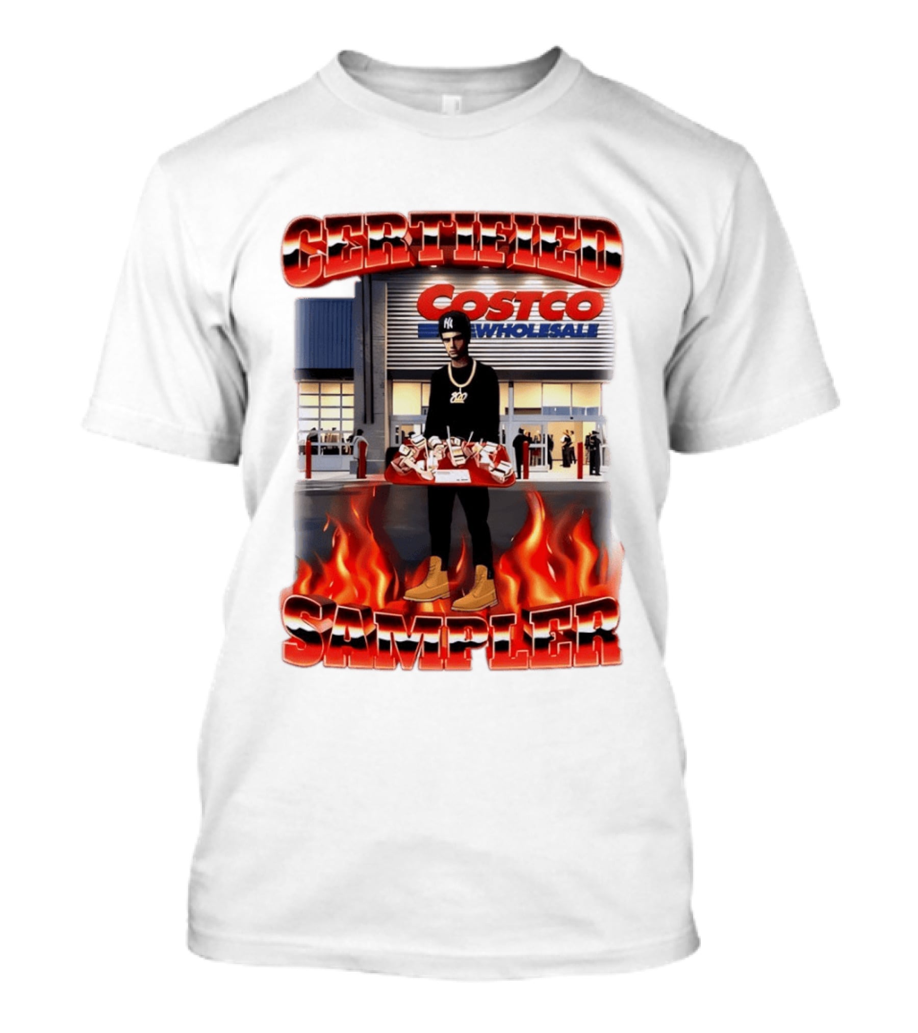 Certified Sampler Costco Wholesale 90s Bootleg T-Shirt