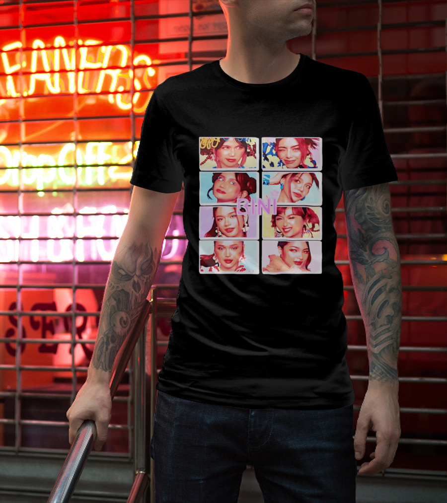 BINI Grid Style P Pop Group Philippines T-Shirt